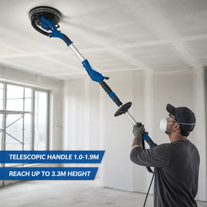 <span class=keywords><strong>Lijadora</strong></span> Giratoria <span class=keywords><strong>Profesional</strong></span> de 820W con Velocidad Variable para Paneles de Yeso y Techos - Product Image 3