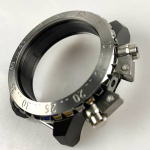 Caja Profesional de Acero Inoxidable 316L con Estructura de Bisel de Aluminio Ligero, 45.5X52mm, Resistente al Agua 10ATM, Compatible con Movimiento de Tamaño 13/<span class=keywords><strong>2</strong></span>/1 - Product Image 4