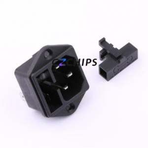 RT-C14B-C00-13-R AC Power Connector Through hole Component (THT) Connector IEC 320-C14 1 3 Panel Mount - Product Image 1