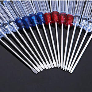 Tournevis miniature, tournevis en cristal, tournevis à tête cruciforme transparente, mini tournevis magnétique 3*75mm - Product Image 1