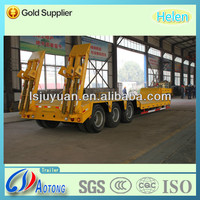 Remorque plateau semi-remorque 40 pieds à 3 essieux en acier pour transport de conteneurs, fabrication chinoise, vente chaude