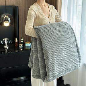 Confortable confortable petite taille tricoté ananas <span class=keywords><strong>Plaid</strong></span> flanelle jeter couverture pour lit canapé <span class=keywords><strong>voiture</strong></span> bureau voyage - Product Image 5