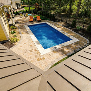 Villa de Piscina Prefabricada Rectangular de Fibra de Vidrio de Primera Calidad, Piscina de Jardín de Fibra de Vidrio de Lujo, Contenedor Grande - Product Image 2