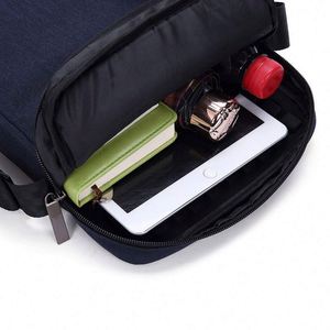 Sacoche bandoulière homme personnalisée avec logo, fermeture éclair, pour bureau, style décontracté, certifiée BSCI - Product Image 6