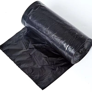 Có thể tái chế compostable đen phân hủy nhiệm vụ nặng nề nhựa bin lớn bán buôn túi rác lớn với bề mặt in ống đồng - Product Image 4