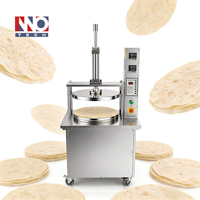 Chaîne de production industrielle de pain arabe, machine commerciale automatique pour pita et shawarma, presse à pâte hydraulique pour tortillas et crêpes 304
