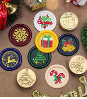 Cadeau promotionnel de Noël personnalisé, logo de marque, événement professionnel, tampon numérique en bois remplaçable, impression standard, décoration, Chine