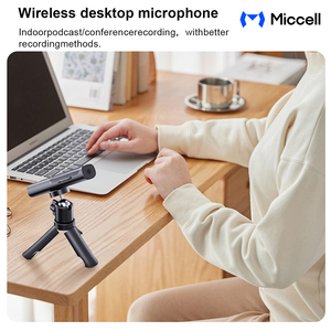 Microphone sans fil 4-en-1 Miccell avec réduction de bruit IA, écran OLED, utilisation multi-modes pour créateurs, journalistes <span class=keywords><strong>et</strong></span> formateurs - Product Image 6