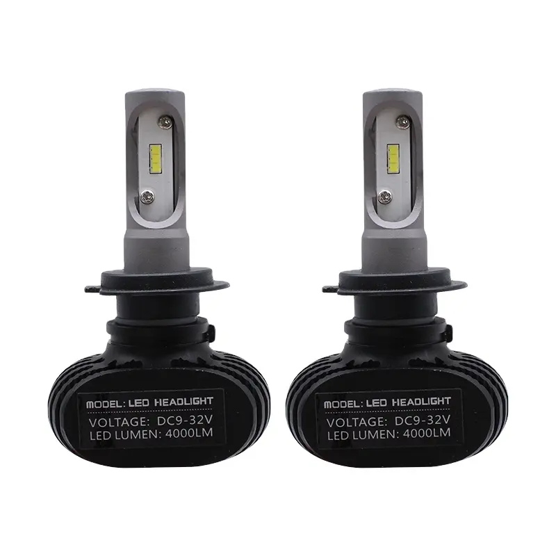 Venda quente S1 farol LED 36W fanless H1H3 H7 H13 9005 9006 9007 lâmpada do farol do carro H4 farol de alto brilho farol do carro