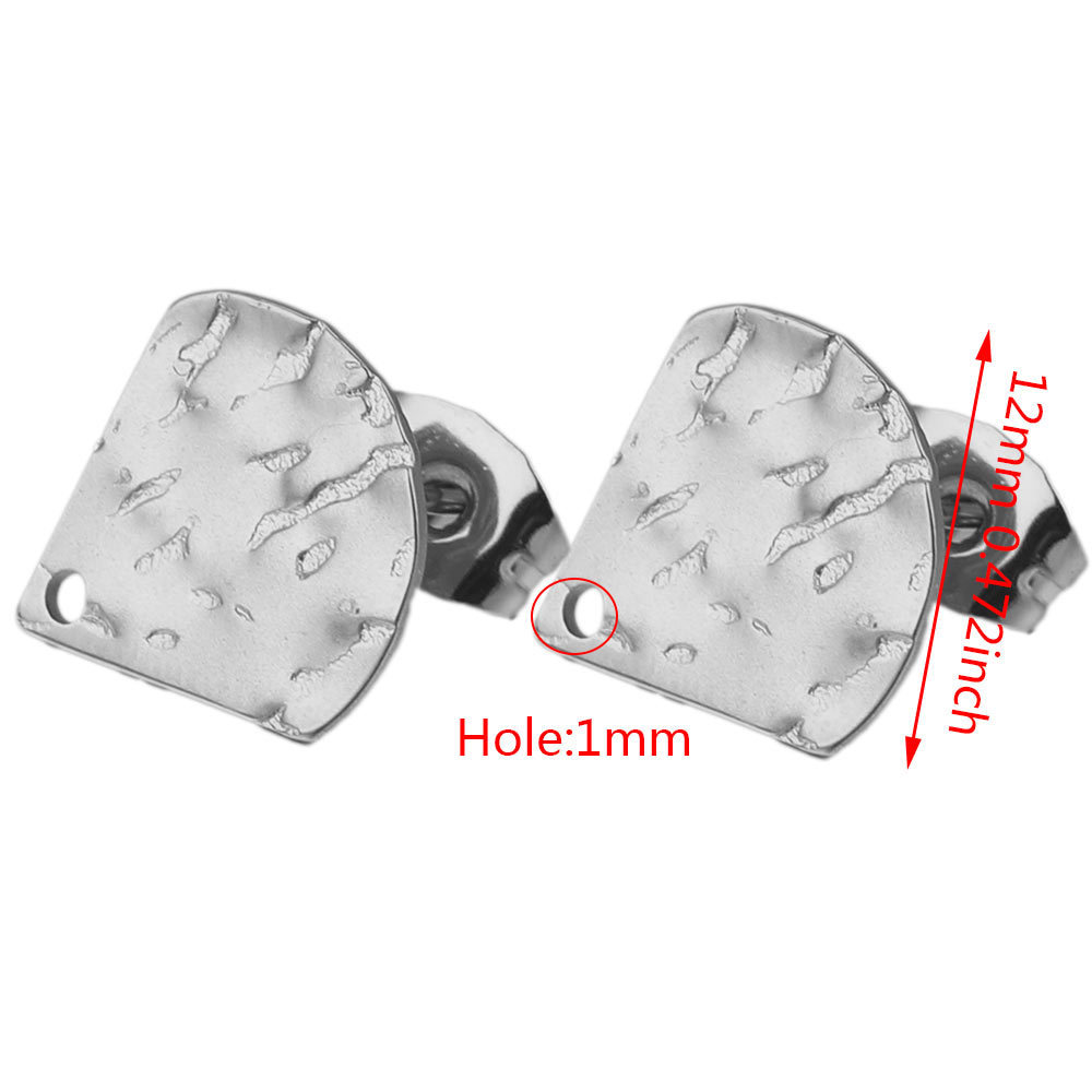 Fan-shaped - Steel silver color