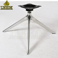 Chaise pivotante de salon, en aluminium massif 4 jambes, base pivotante, pivotante, pivotante, pour salle à manger