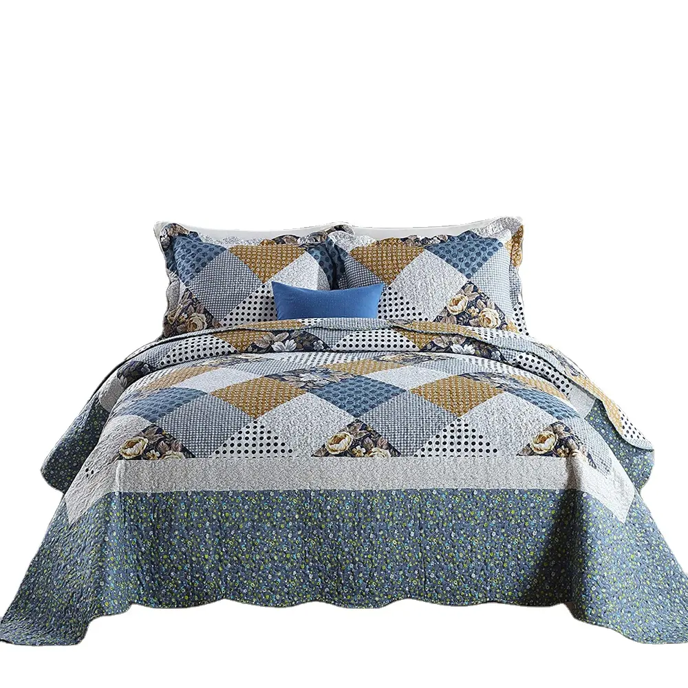 Couvre-lit d'été 100% Polyester brodé Textile de maison