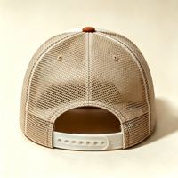 Casquette Trucker Vintage Personnalisée avec Logo ODM OEM, Patch Brodé Animal de Dessin Animé, Dos en Maille Respirante, Bicolore