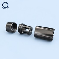 Services d'usinage CNC 5 axes NotchCNC pour pièces cylindriques en alliage d'aluminium, composants filetés usinés avec précision, anodisés durs