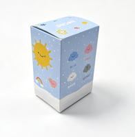 Maßgefertigte Überraschungs-Geschenkbox aus Recycling-Karton mit Aufreißstreifen, Faltbare Verpackung, Matt-Laminierung und Prägung