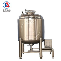 Récipient de mélange en acier inoxydable, dispersant haute vitesse, réservoir de mélange de liquide fondant avec émulsion en bas, réservoir de mélange à cisaillement élevé