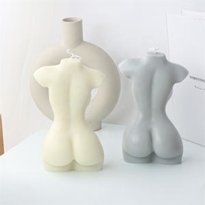 Molde de silicona de 22 cm <span class=keywords><strong>para</strong></span> velas con forma de cuerpo femenino, molde de resina epoxi <span class=keywords><strong>para</strong></span> velas aromáticas, <span class=keywords><strong>para</strong></span> hacer velas DIY - Product Image 5