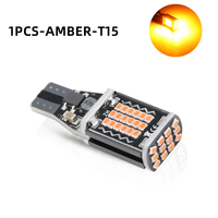Falconsight Super Helle 2017 48SMD T15 LED W16W Auto-Rückfahrleuchten Canbus Glühbirne Weiß Rot Bernstein Rückfahr- und Bremsleuchte Universal