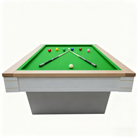 Vente directe usine – Table de billard personnalisée de 9 pieds avec poches en cuir, rails en bois massif, qualité tournoi, pour snooker et billard à domicile