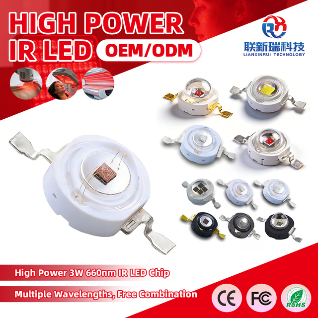 High Power 3w Epistar 660nm Red Led Light for Led Light Therapy
