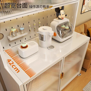 Credenza da Cucina a Piantana, Mobile Contenitore Multistrato in Legno, Arredamento Moderno per Sala da Pranzo - Product Image 3