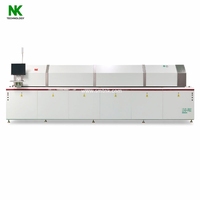 Oven Reflow Otomatis Penuh 8/10/12 Zona Sistem Penyolderan Bebas Timbal Canggih Jalur Perakitan PCB SMT Elektronik Otomotif LED