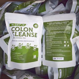 ODM/OEM Thé vert naturel à base de plantes Thé du côlon Colon Moringa Santé biologique Marque privée Thé amincissant ventre plat - Product Image 3