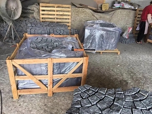 20mm sử dụng vườn 3D lớn bên ngoài gạch và ngoài trời tối ổ đĩa cách Granite lát đá tấm gạch cho ổ đĩa cách - Product Image 4