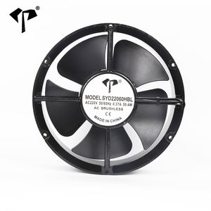 พัดลมระบายความร้อน AC 22060 ขายดีที่สุด ขนาด 220*220*60 มม. พัดลมอุตสาหกรรมแบบแกน 110/220/380VAC 2500-2600 รอบต่อนาที 477-496 ลูกบาศก์ฟุตต่อนาที - Product Image 1