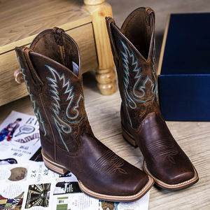 <span class=keywords><strong>Bottes</strong></span> de cowboy à bout carré pour femmes <span class=keywords><strong>bottes</strong></span> hautes pour femmes chaussures en cuir chaussures du désert <span class=keywords><strong>bottes</strong></span> de créateur pour femmes - Product Image 2