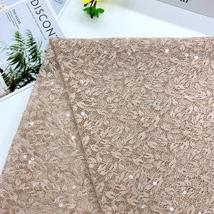 Factory Direct Sale Oem Sequin <b>Lace</b> <b>Fabric</b> Luxury Soft Sequin Clear <b>Fabric</b> Mesh <b>Lace</b> <b>White</b> for Party - Product Image 1