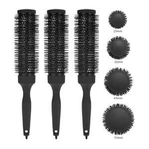 <span class=keywords><strong>Brosse</strong></span> thermique pour cheveux <span class=keywords><strong>en</strong></span> céramique <span class=keywords><strong>ronde</strong></span> extra longue, antistatique, prix de vente <span class=keywords><strong>en</strong></span> gros, couleur personnalisée, marque privée - Product Image 3