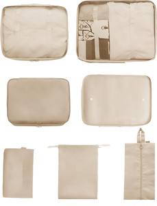 <span class=keywords><strong>Set</strong></span> di 7 Cubi Organizzatori <span class=keywords><strong>per</strong></span> Valigie con Design Semplice e Logo Personalizzato, Leggeri e Pratici <span class=keywords><strong>per</strong></span> l'Organizzazione dei Bagagli - Product Image 2