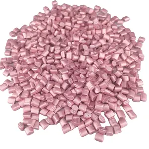 Grosir plastik warna konsentrat PE PP PET ABS TPU bola granul warna Pink Masterbatch desiccant