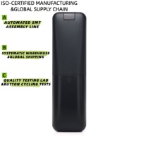 Control Remoto Universal Inalámbrico para TV Inteligente de 32 Teclas, Personalizado por el Fabricante, Compatible con Funciones de Aprendizaje y Copia