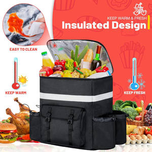 Bolsa de reparto de pizza grande aislada para acampar al por mayor <span class=keywords><strong>con</strong></span> 4 bolsillos <span class=keywords><strong>Uber</strong></span> Eat tira reflectante mochila de reparto de comida - Product Image 6