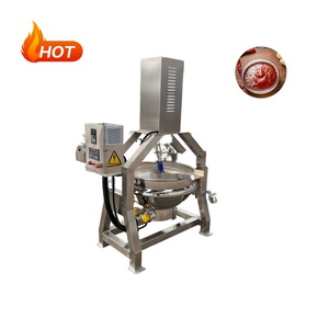 Công Suất Lớn Mứt Chế Biến Nồi Gas Điện Sưởi Ấm Hành Tinh Khuấy Nồi Trộn Nấu Ăn 200Ljacketed Ấm Đun Nước - Product Image 6