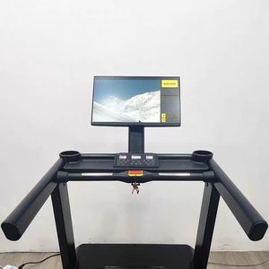 Commercial 32'' Curved Touch Screen Treadmill 2.2KW DC Motor Auto Incline Gym <b>Running</b> <b>Machine</b> - Product Image 6