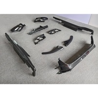 Jupes latérales avant et arrière en fibre de carbone sèche style OEM avec caches de feux d'angle pour la modification de la Ferrari 812 Cabriolet