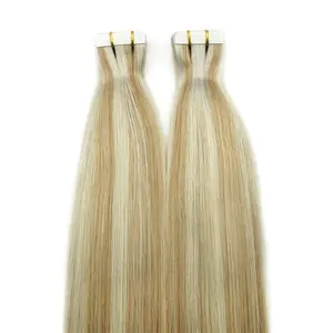 Extensiones de cabello humano con doble dibujo personalizado, pelo virgen con cutícula completa, envío rápido