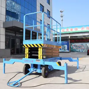 10 Meters 12 Meters Easy To Operate Self-propelled Lift Scissors Aerial Work Hydraulic Electric Lift