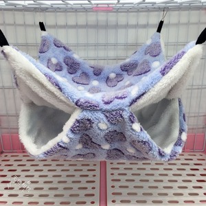 Double-Layer Hanging Hammock for Sugar Gliders and Small <strong>Pets</strong> Warm Cage <strong>Bed</strong> for Hamsters and Squirrels - Product Image 2