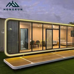 Rumah kabin Apple kecil populer pabrikan murah untuk rumah kontainer terisolasi Pod kantor 20 kaki 40 kaki portabel - Product Image 1