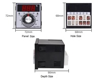 Controlador Digital de temperatura para horno de repostería, termostato para horno de TEL72-9001T, AC220V/380V, 0 a 400C