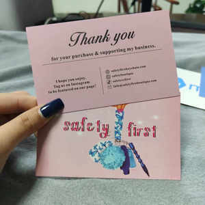 Le popolari carte <span class=keywords><strong>di</strong></span> ringraziamento <span class=keywords><strong>di</strong></span> Alibaba possono essere personalizzate per stampare il tuo logo per graziarti per la tua carta regalo - Product Image 6