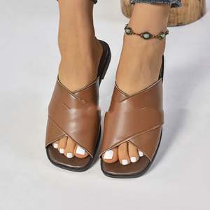 Sandalias de Verano de Talla Grande para Exteriores, Playa, Casuales, Modernas, Planas, Antideslizantes y Cómodas, Modelo Usa Mairun823 - Product Image 2