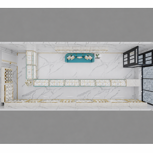 Solution de conception et d'aménagement intérieur pour magasin de bijoux de mode avec vitrine personnalisée pour boutique de marque de détail - Product Image 6