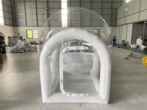 <span class=keywords><strong>Inflatable</strong></span> Bong Bóng nhà thương mại cấp PVC bong bóng lều trong suốt nhà bị trả lại với đường hầm cho bên đám cưới - Product Image 5