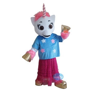 Rainbow Magic <strong>Unicorn</strong> Mascot <strong>Costume</strong> <strong>Adult</strong> for Halloween Party Clothing Fancy Dress - Product Image 5