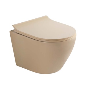 <span class=keywords><strong>MYN</strong></span> Baño Artículos sanitarios Cerámica Mate Colorido Baño Inodoro colgado en la pared con CE - Product Image 1